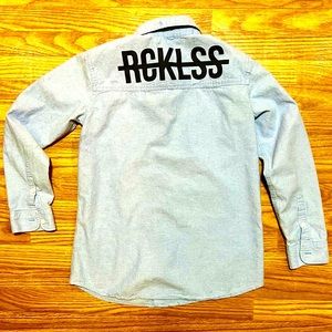 Young & Reckless Los Angeles CA - Est. 1986 - Women’s Small button up ⭐️